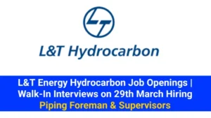 L&T Energy Hydrocarbon Job Openings