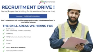 Godrej Properties Recruitment Drive 2025
