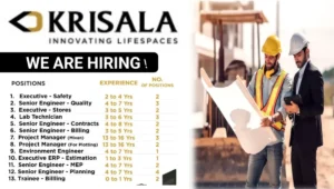 Krisala Developers Engineering Walk-In Drive 2025