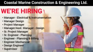 Coastal Marine Construction & Engineering Ltd Vacancy