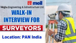 MEIL Walk-In Interview For Surveyors