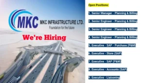 MKC Infrastructure Ltd Job Opening 2025