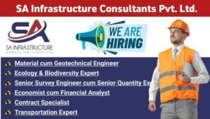 SA Infrastructure Consultants Pvt Ltd Hiring