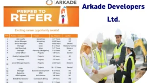 Exciting Career Opportunities at Arkade Developers Ltd