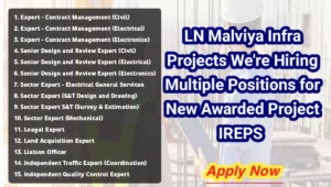 LN Malviya Infra Projects Jobs