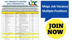 LCC Projects Limited Mega Job Openings 2025