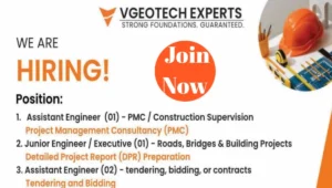 VGEOTECH Recruitment 2025