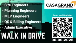 Casagrand Civil Engineering Walk-In Drive
