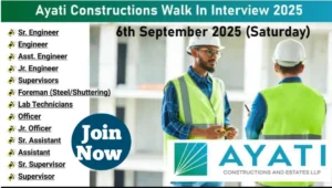 Ayati Constructions Walk In Interview 2025