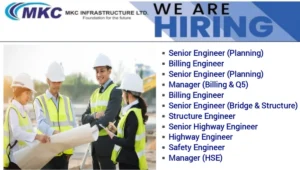 MKC Infrastructure Ltd Careers