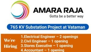 Amara Raja Hiring 2025