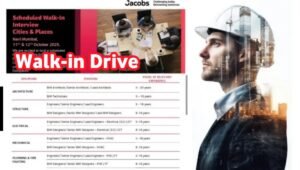 Jacobs Scheduled Walk-In Interview