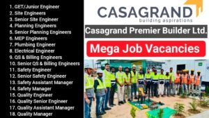 Construction Job Opportunity at Casagrand