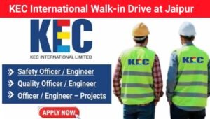 KEC International Walk-in Drive at Jaipur