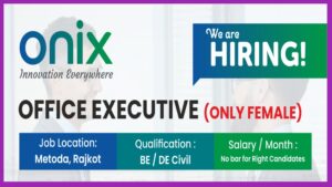 Onix Renewable Limited Office Executive Vacancy.