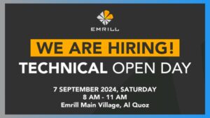 Emrill Hiring: Technical Open Day - 7 September 2024.