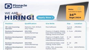 Pinnacle Infotech: Exciting Career Opportunities Await.