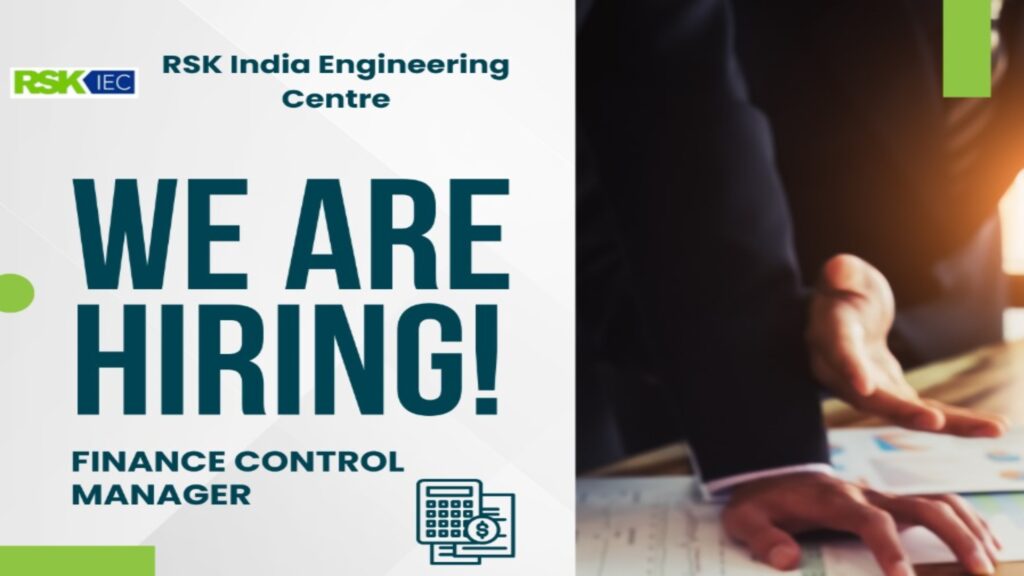 Finance Control Manager Position at RSK India Engineering Centre.