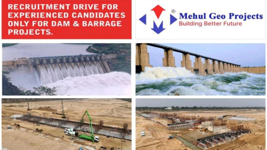 Recruitment Drive for Experienced Candidates - Dam & Barrage Projects