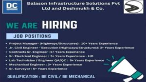 Title: Join Our Team at Balason Infrastructure Solutions Pvt Ltd!