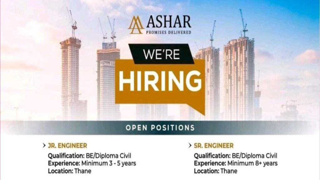 Exciting Career Opportunities at Ashar Group - Civil Engineers & Supervisors Wanted!