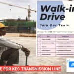 Walk-In Drive for KEC Transmission Line/Substation Projects in Rajasthan