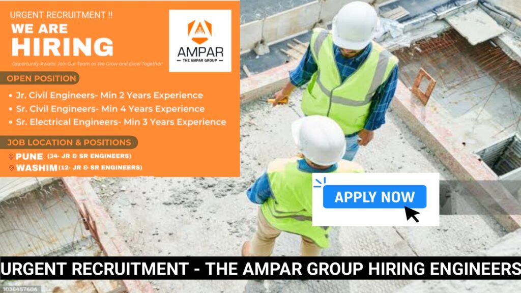 Urgent Recruitment - The Ampar Group Hiring Engineers