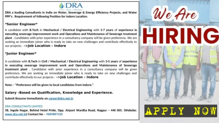 DRA Consultants Ltd Recruitment 2025