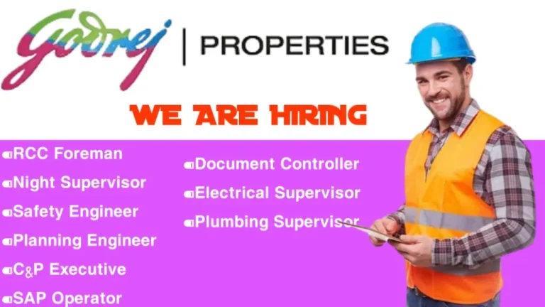 Godrej Properties Ltd Recruitment 2025