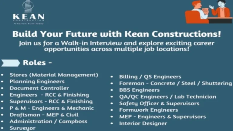 KEAN Construction Jobs 2025