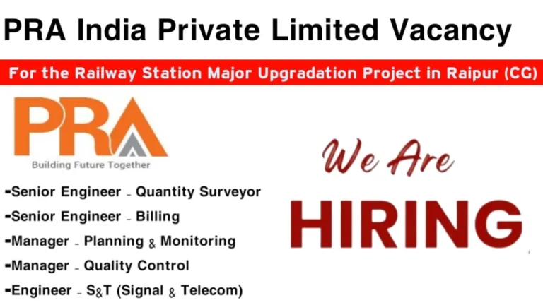 PRA India Pvt Ltd Hiring