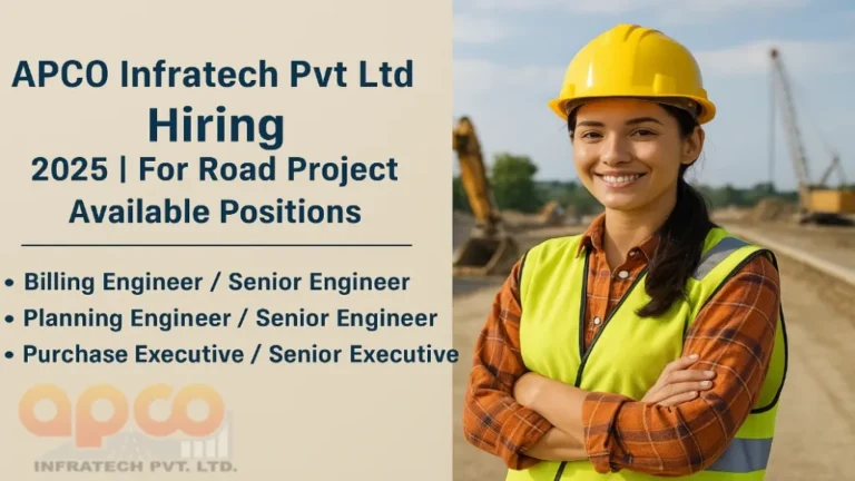 APCO Infratech Recruitment