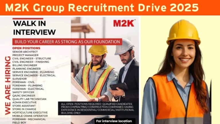 M2K Group Recruitment Drive 2025