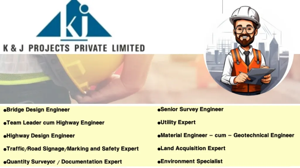 K&J Projects Pvt Ltd Recruitment 2025