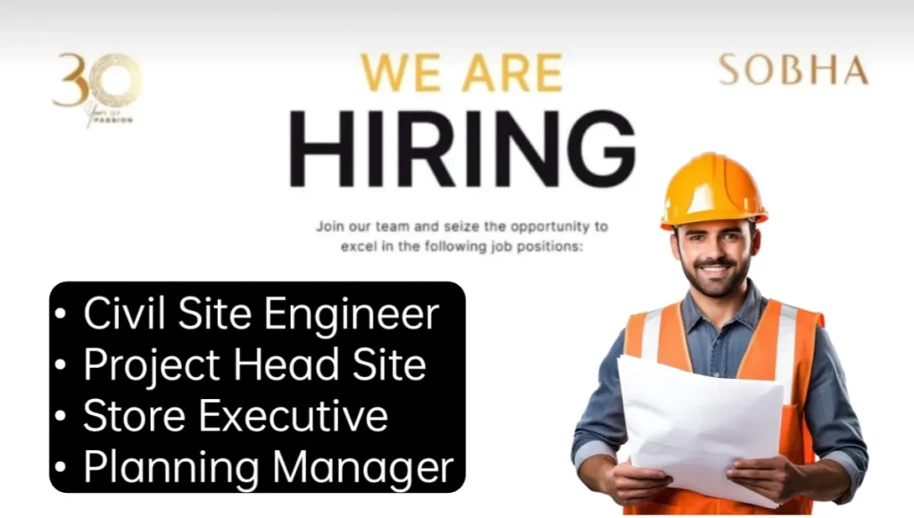 Sobha Ltd Recruitment Drive 2025