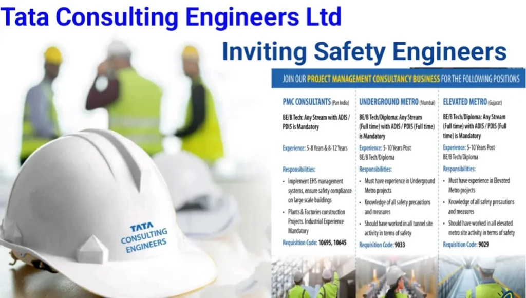 TATA Consulting Engineers Hiring 2025