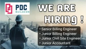PDC Buildcon LLP Urgent Hiring