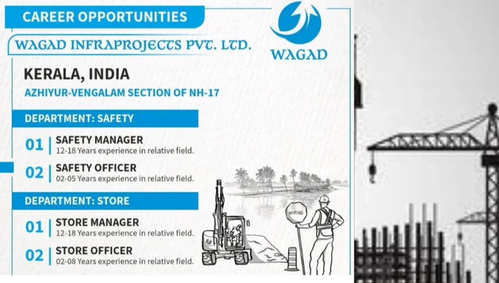Wagad Infraprojects Pvt. Ltd New Vacancy 2025