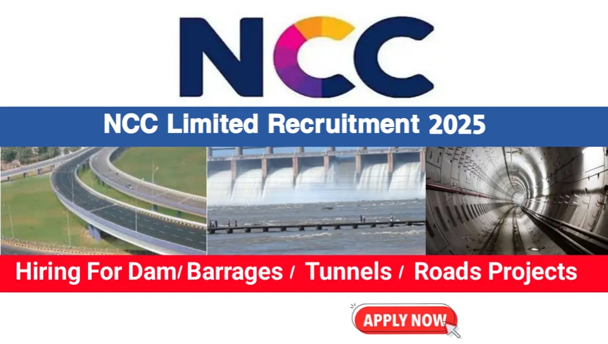 NCC Limited Recruitment