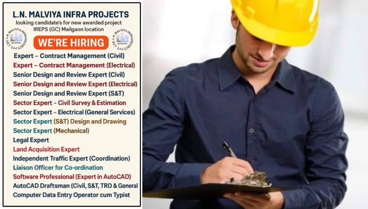 Exciting Job Opportunity at LN Malviya Infra