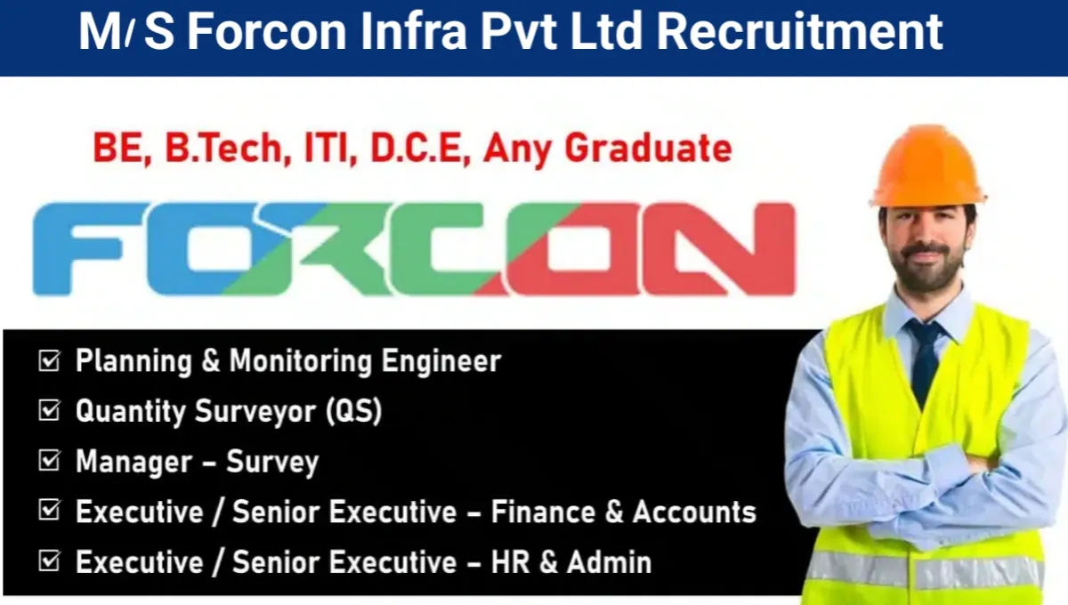 M/S Forcon Infra Pvt Ltd Vacancy