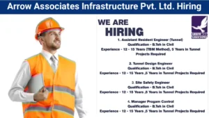 Arrow Associates Infrastructure Hiring