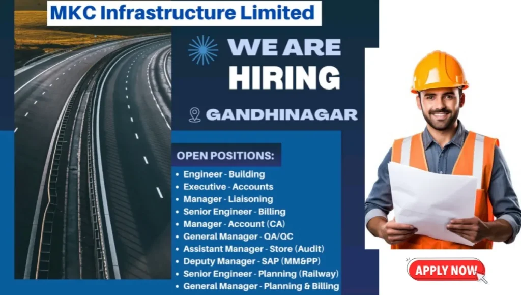MKC Infrastructure Ltd Urgent Hiring