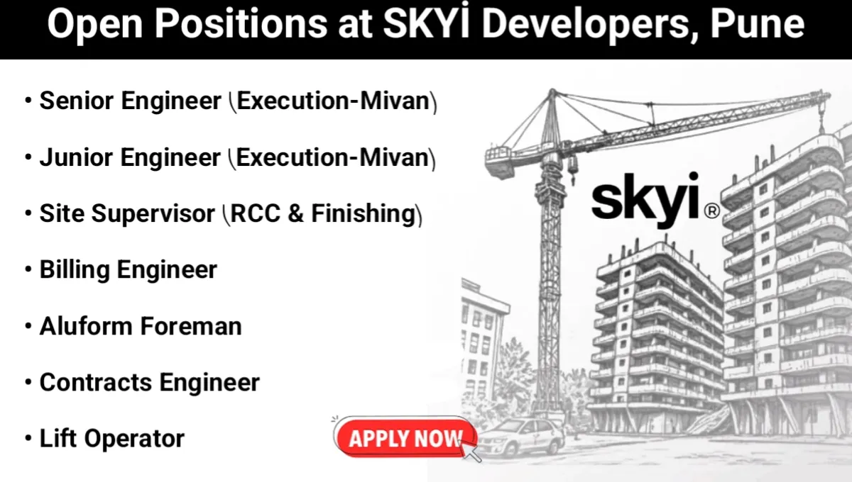 Walk-In Interview at Skyi Developers