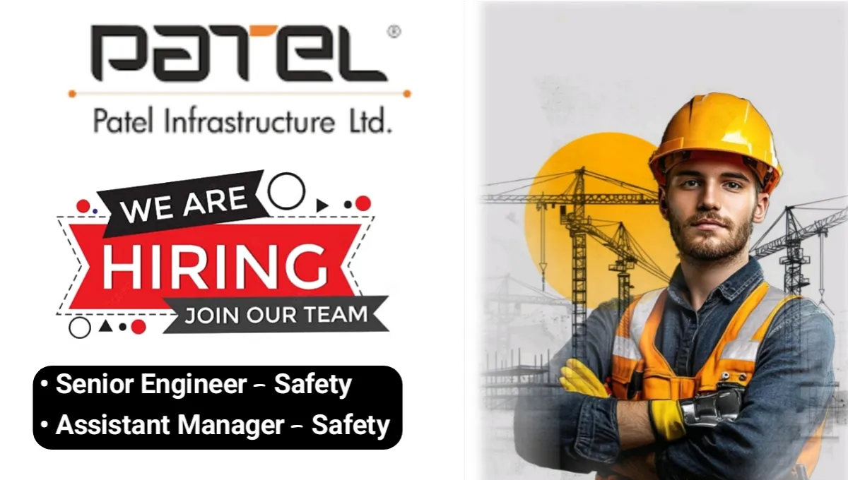 Career Opportunity at Patel Infrastructure Ltd