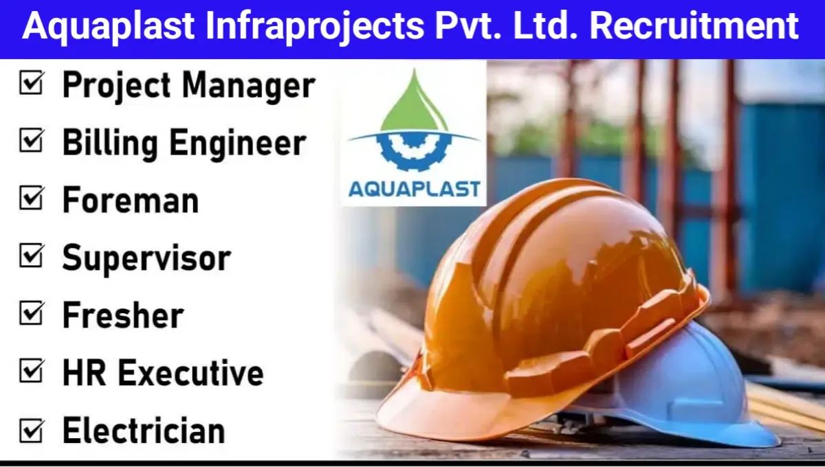Aquaplast Infraprojects Pvt Ltd Vacancy