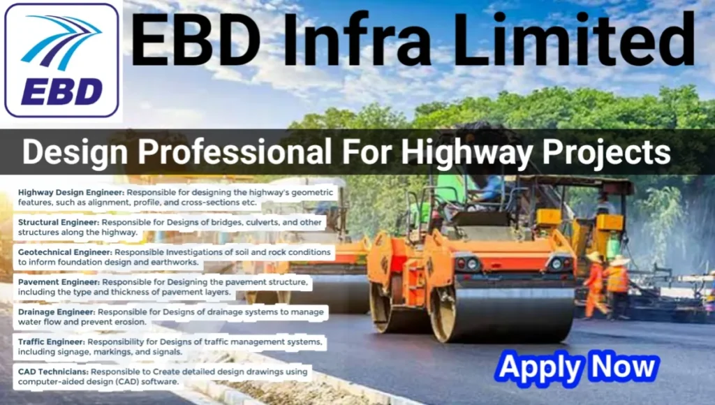 EBD Infra Limited Vacancy