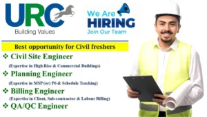 URC Construction (P) Ltd Recruitment