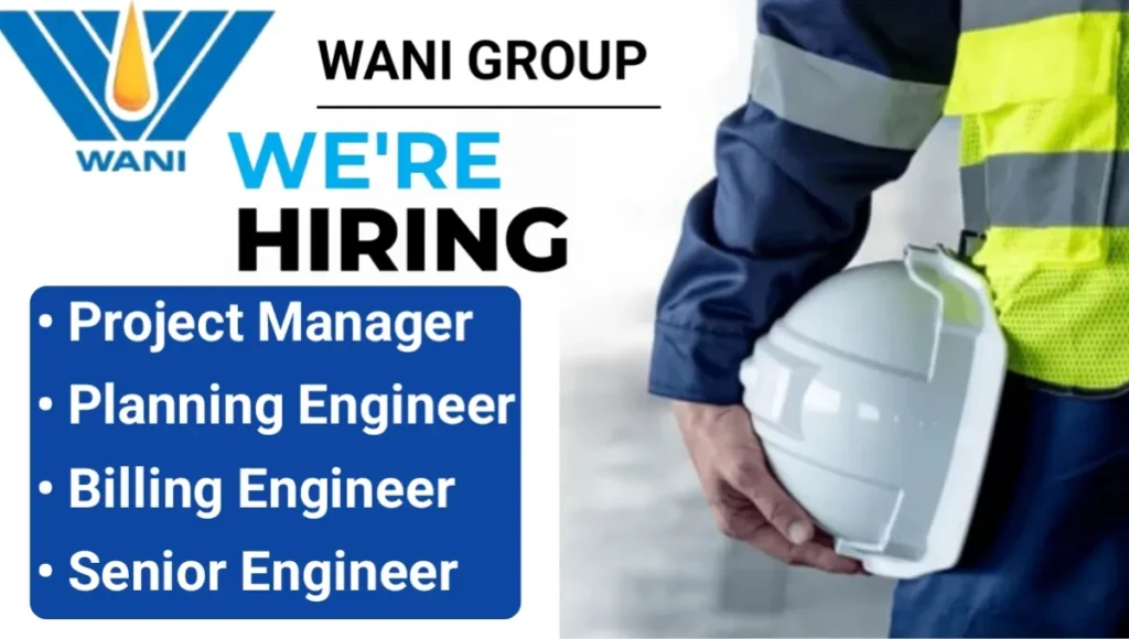 Wani Projects and Infra Pvt Ltd Vacancy