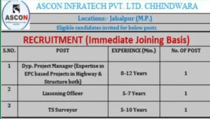 ASCON Infratech Pvt Ltd Hiring